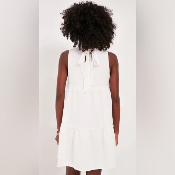 Tuckernuck Pomander Place Women's White Lightweight Gauze Morgan Dress, Size XL - Picture 2 of 9